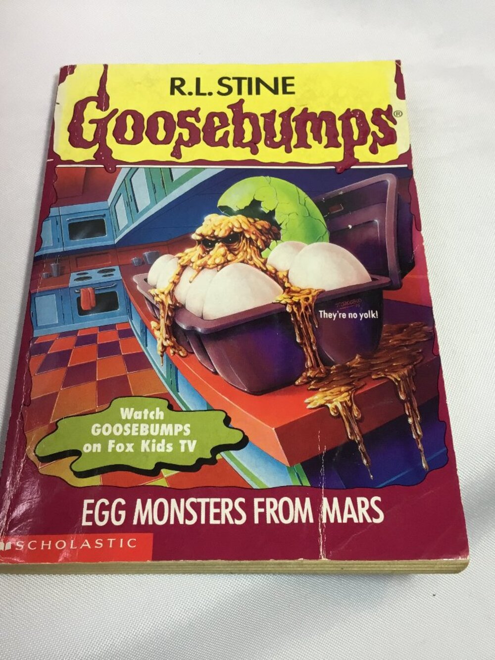 Goosebumps Egg Monsters From Mars True 1st Print/1st Ed R. L. Stine April 1996